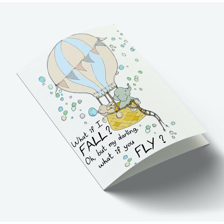 Mouse & Pen A7 Kort What if I fall