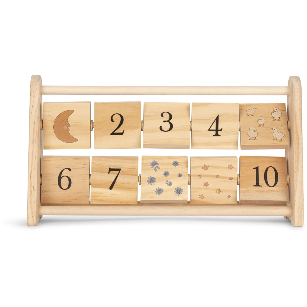 Konges Sløjd Wooden number frame, multi