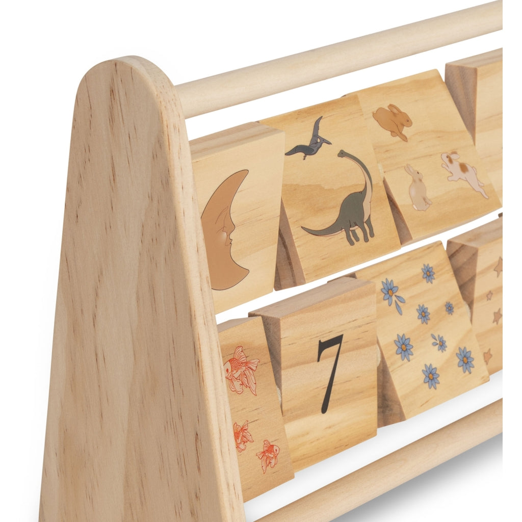 Konges Sløjd Wooden number frame, multi