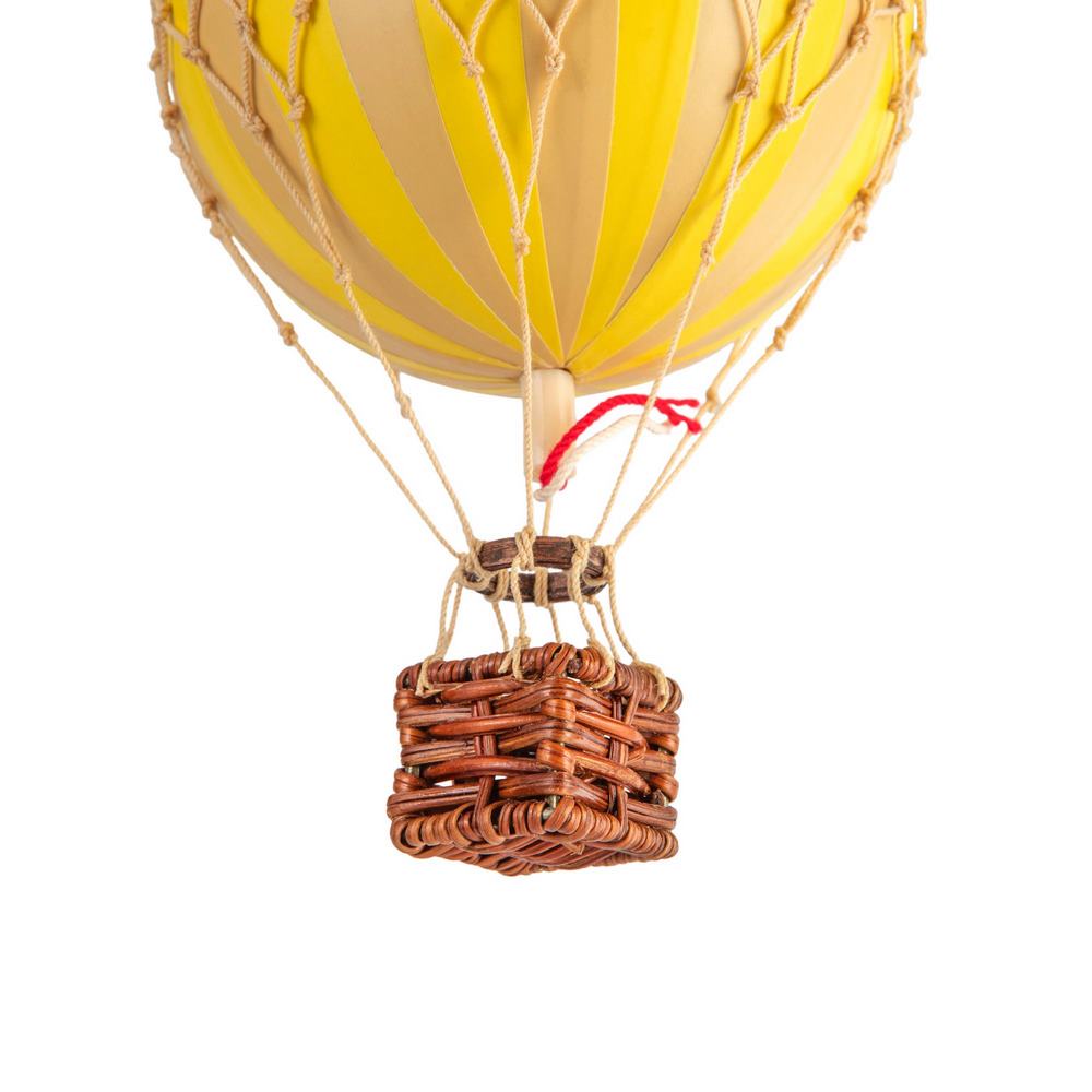 Authentic Models Floating the skies luftballon, 8,5cm. - True yellow