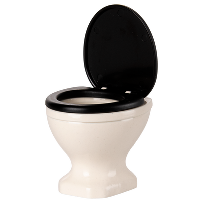 Maileg WC, Mus - Råhvid