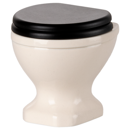 Maileg WC, Mus - Råhvid