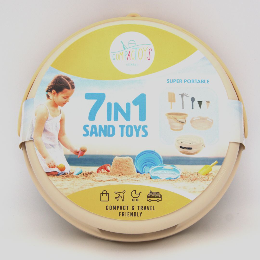 Compactoys 7in1 sandlegetøj, beige