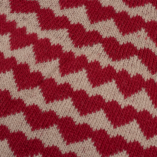 Sweater med hjerter.