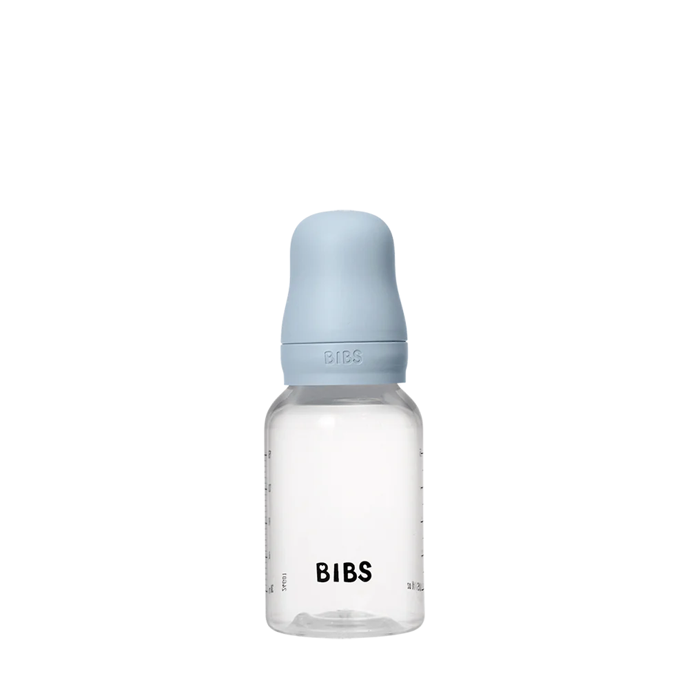 BIBS Baby Bottle Complete Set 150ml Latex - Baby Blue