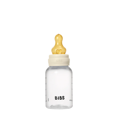 BIBS Baby Bottle Complete Set 150ml Latex - Ivory