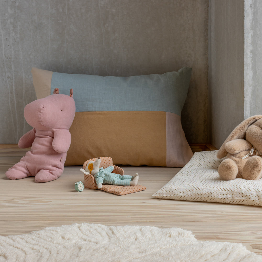 Maileg Safari friends, Flodhest, Medium - Rosa