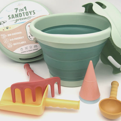 Compactoys BIO 7in1 sandlegetøj, Grøn