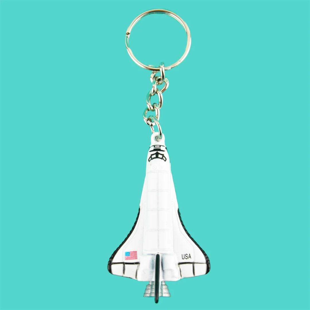 Robetoy 1stk nøglering space shuttle 6,5cm