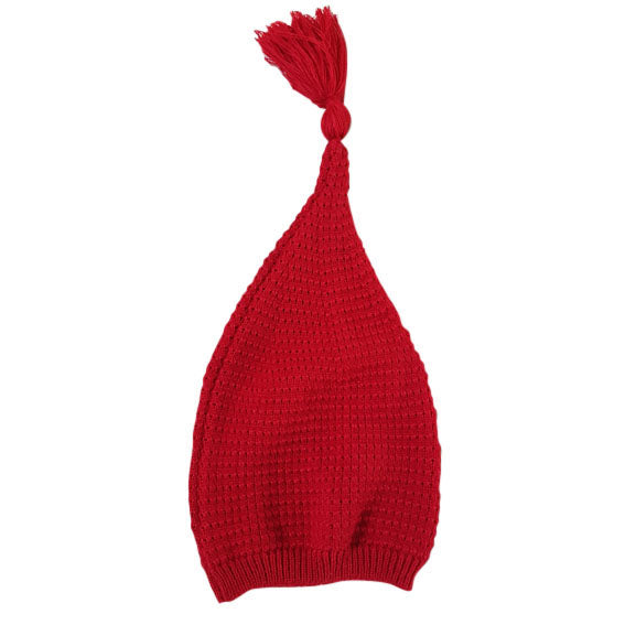 Det Gamle Apotek Nissehue strikket rød