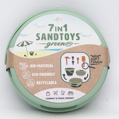 Compactoys BIO 7in1 sandlegetøj, Grøn