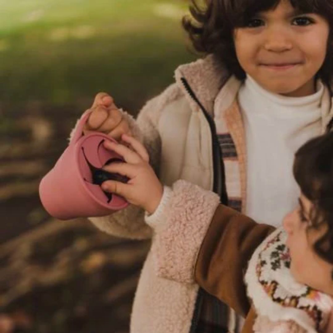 The Cotton Cloud Snack Cup, dusty pink