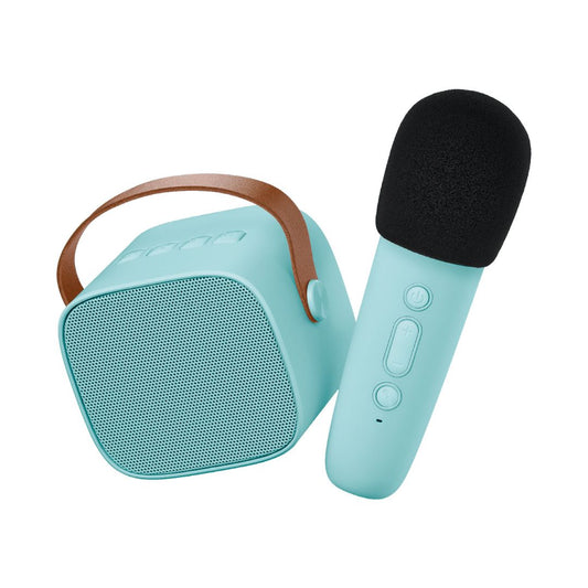 Lalarma bluetooth højtaler og mikrofon, blue