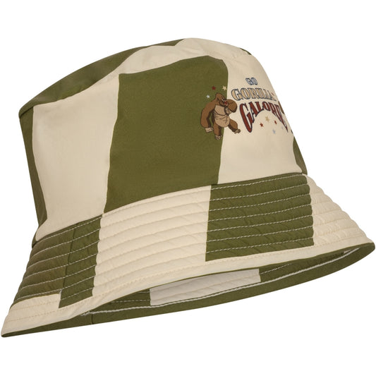 Konges Sløjd Asnou bucket hat str. 12-18 mdr, Gorilla
