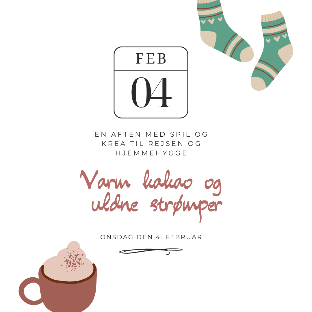 EVENT: Varm kakao & uldne strømper / VOKSENBILLET
