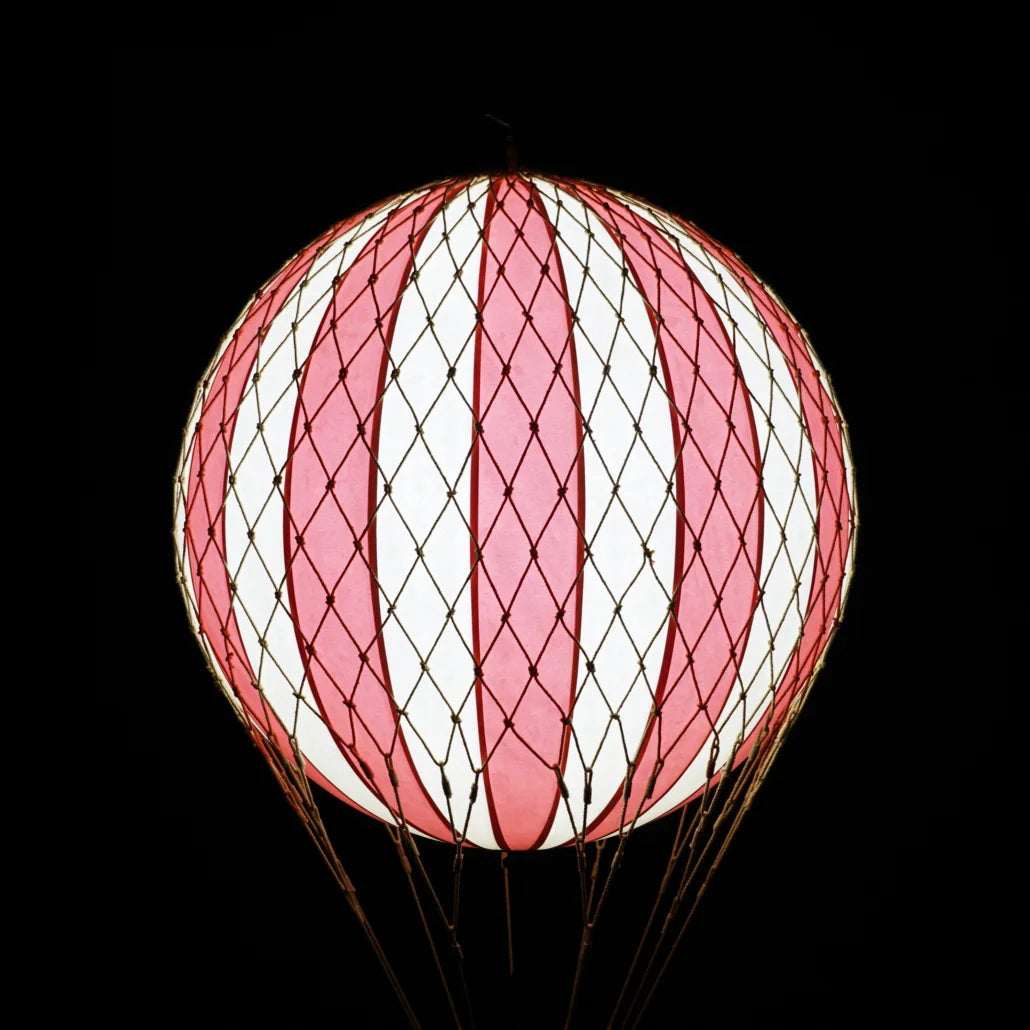 Authentic Models luftballon 42cm, red - LED lys