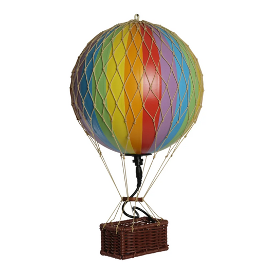 Authentic Models luftballon 18cm, rainbow - LED lys