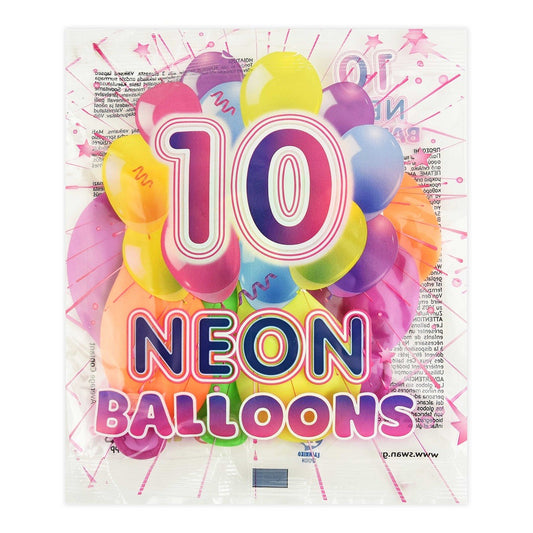 Robetoy 10pk balloner, neon