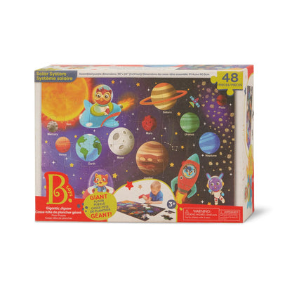 B. Toys Gulvpuslespil - Solsystemet, 48 brikker