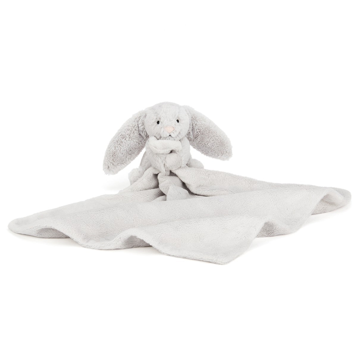 Baby Jellycat Bashful Kanin, Silver nusseklud