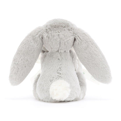 Baby Jellycat Bashful Kanin, Silver nusseklud