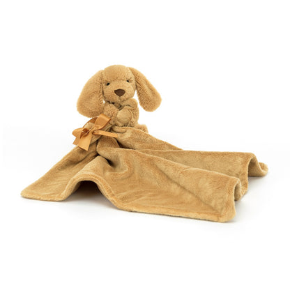 Jellycat Bashful hund, Toffee nusseklud