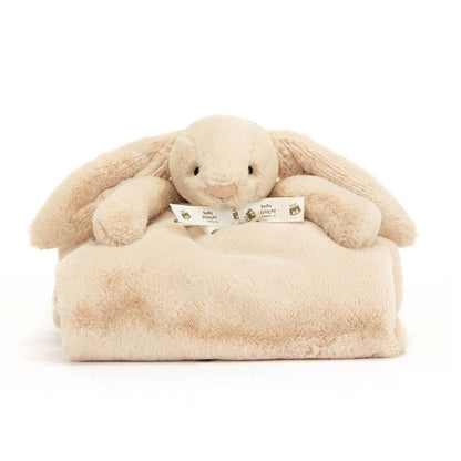 Jellycat Bashful kanin Luxe, Willow tæppe