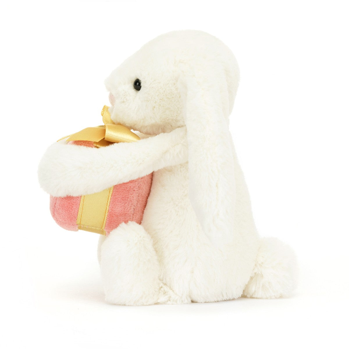 Jellycat Bashful kanin, creme m/gave 18 cm