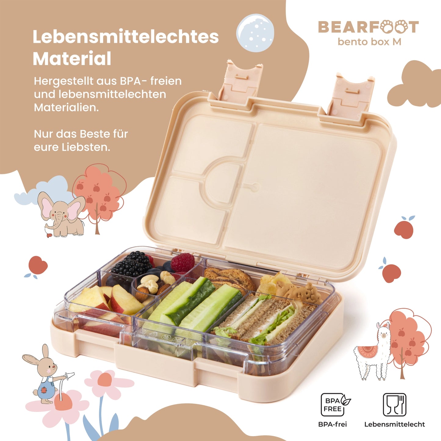 Bearfoot Bento madkasse 4/6 rum - Ambulance