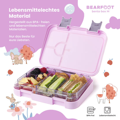 Bearfoot Bento madkasse 4/6 rum - Enhjørning