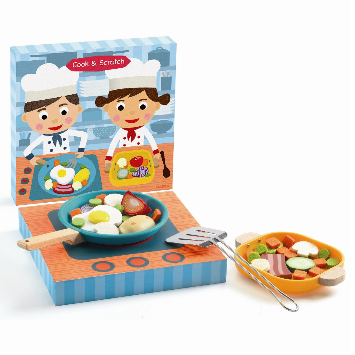 Djeco Cook & Scratch, mad på pande