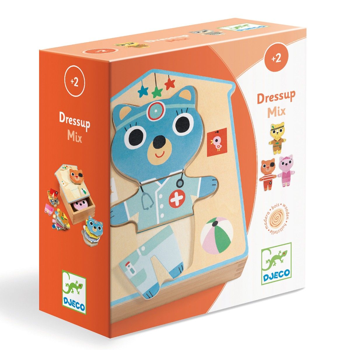 Djeco Dress up - mix, puslespil