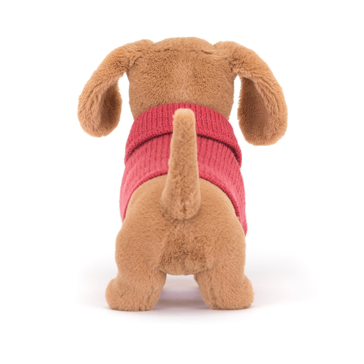 Jellycat Sweater Gravhund, Pink 14 cm