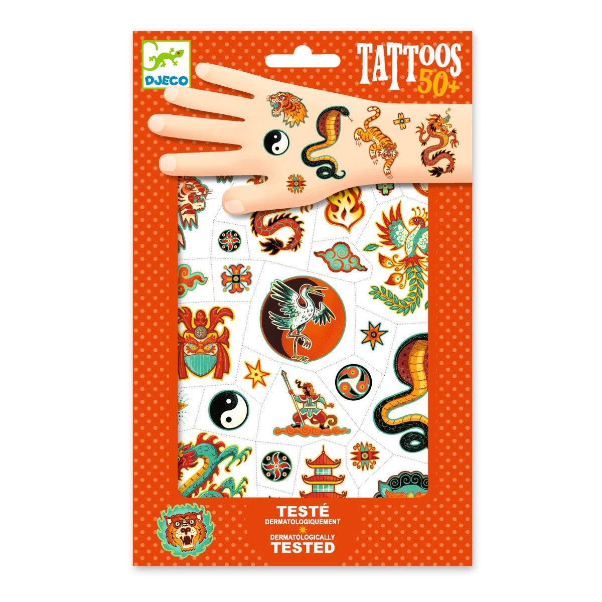 Djeco Tatoveringer, Asien