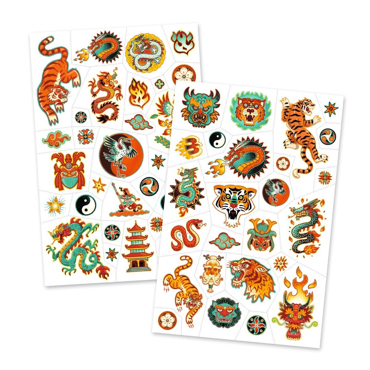 Djeco Tatoveringer, Asien