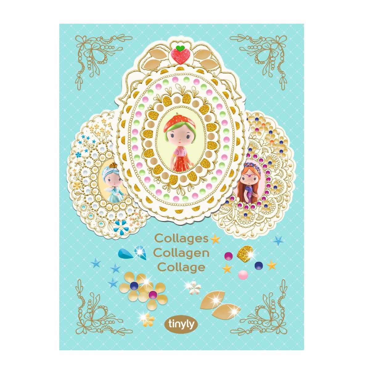 Djeco Tinyly Collage, Berry & Co
