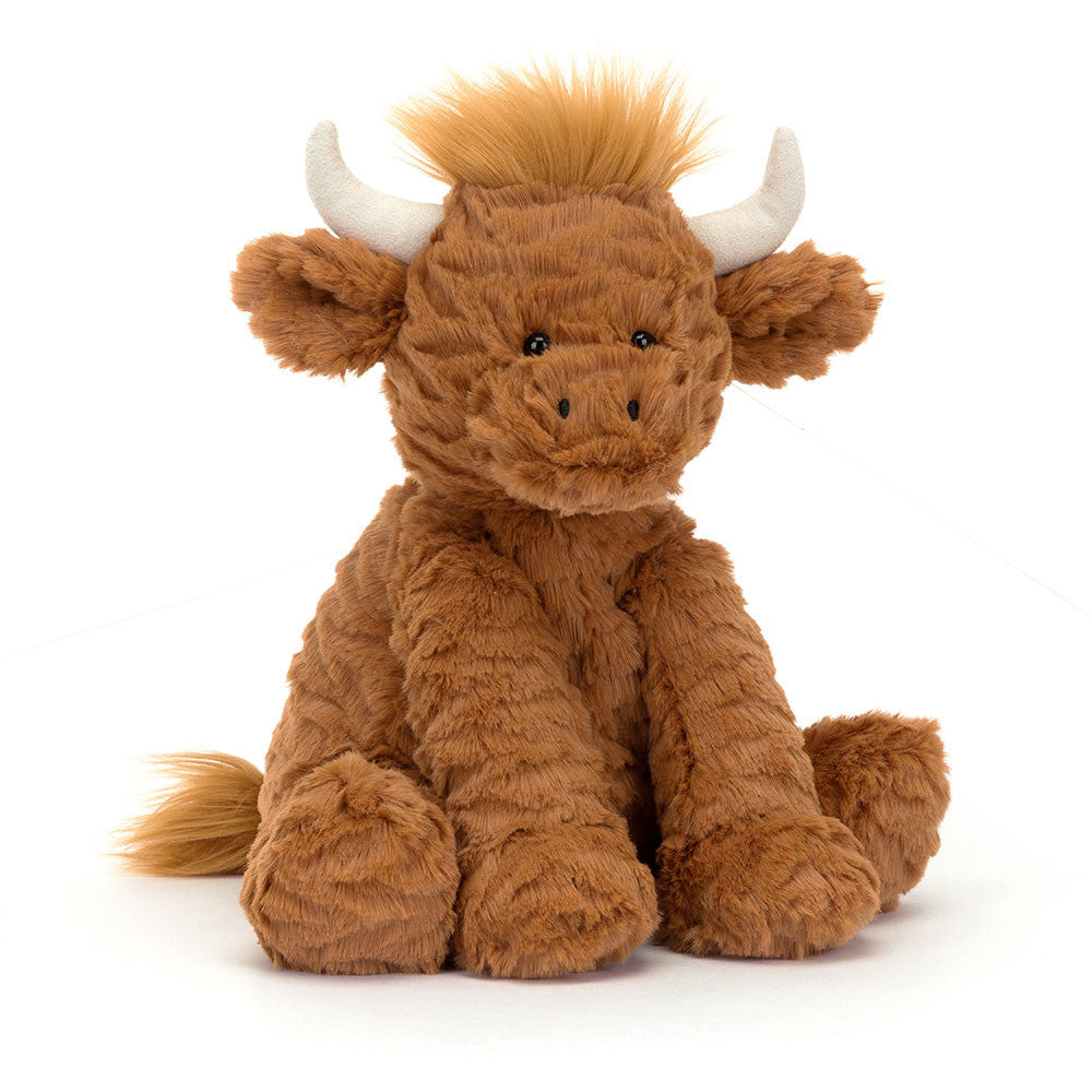 Jellycat Fuddlewuddle Højlandsko, 23 cm