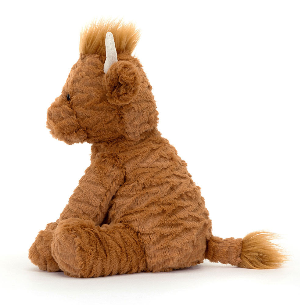 Jellycat Fuddlewuddle Højlandsko, 23 cm