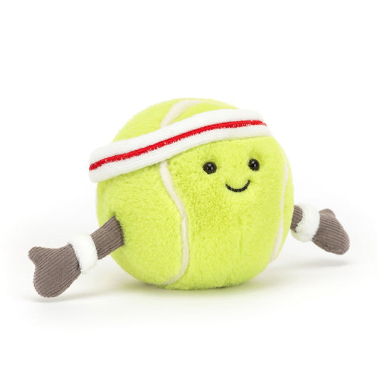 Jellycat Fun, Amuseable Sports Tennis Bold, 9 cm