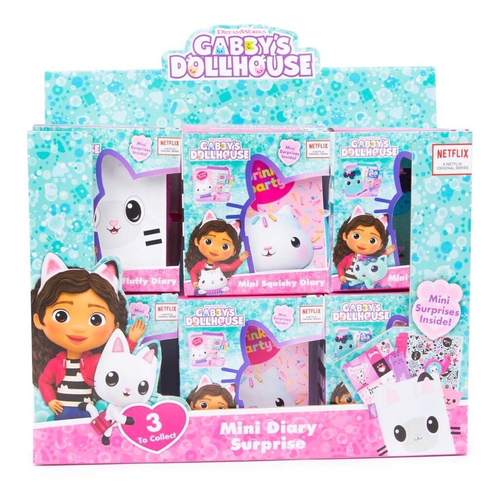 Gabbys Dollhouse 1stk Mini Diarys Surprise