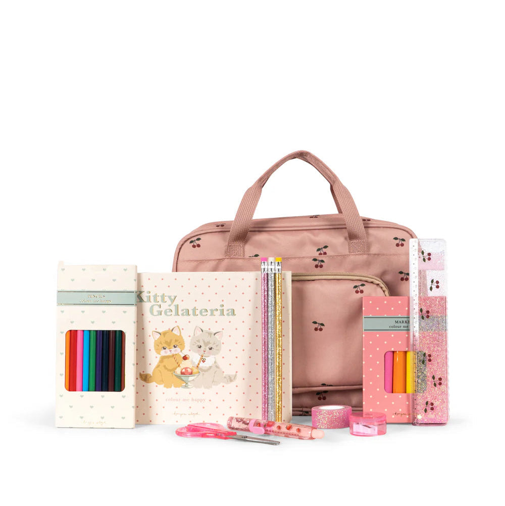 Konges Sløjd Holiday Essentials taske, med indhold - Cherry