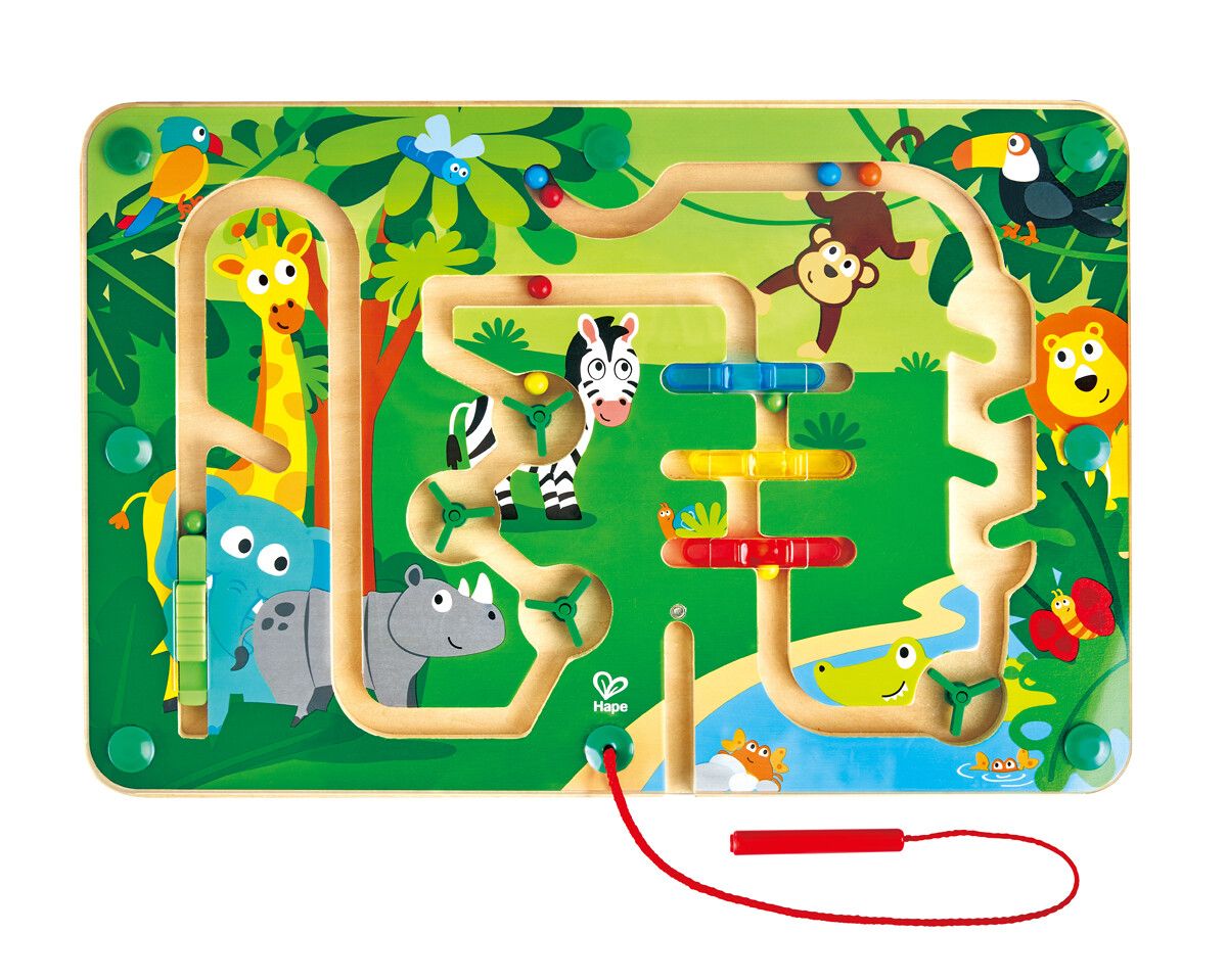 Hape Jungle magnetisk labyrint