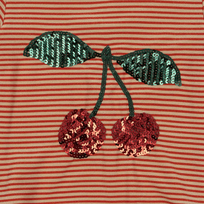 Konges Sløjd Jade LS Swimsuit str.18mdr, Glitter stripe