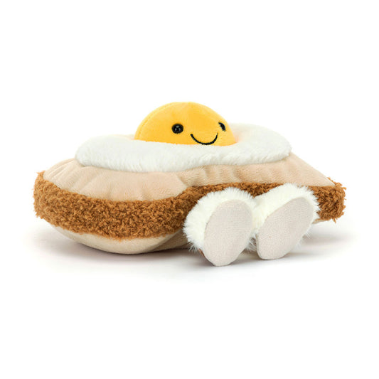 Æg på brød bamse.