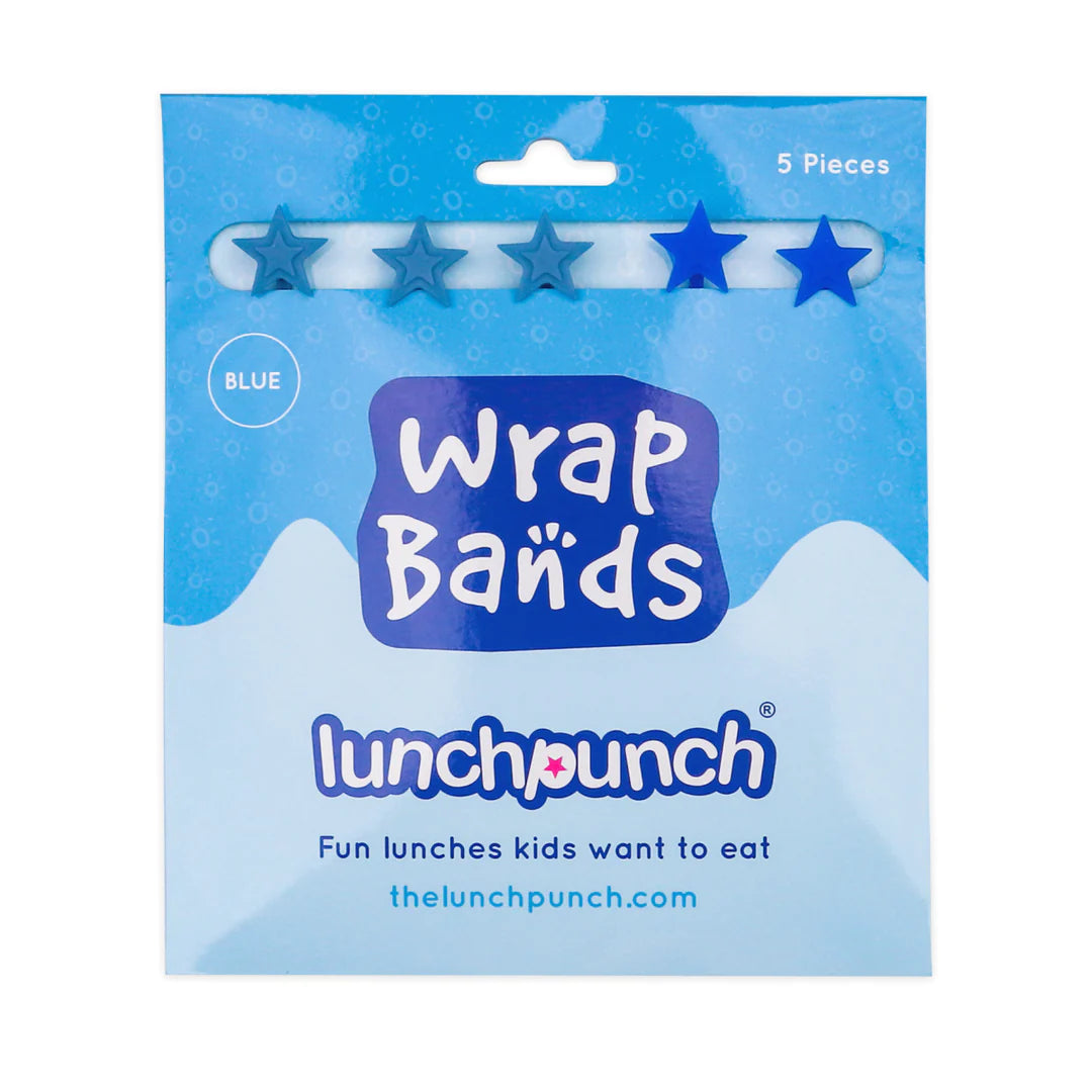 Lunch Punch silikone madbånd, blå