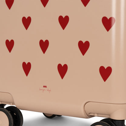 Konges Sløjd travel suitcase, Hearts