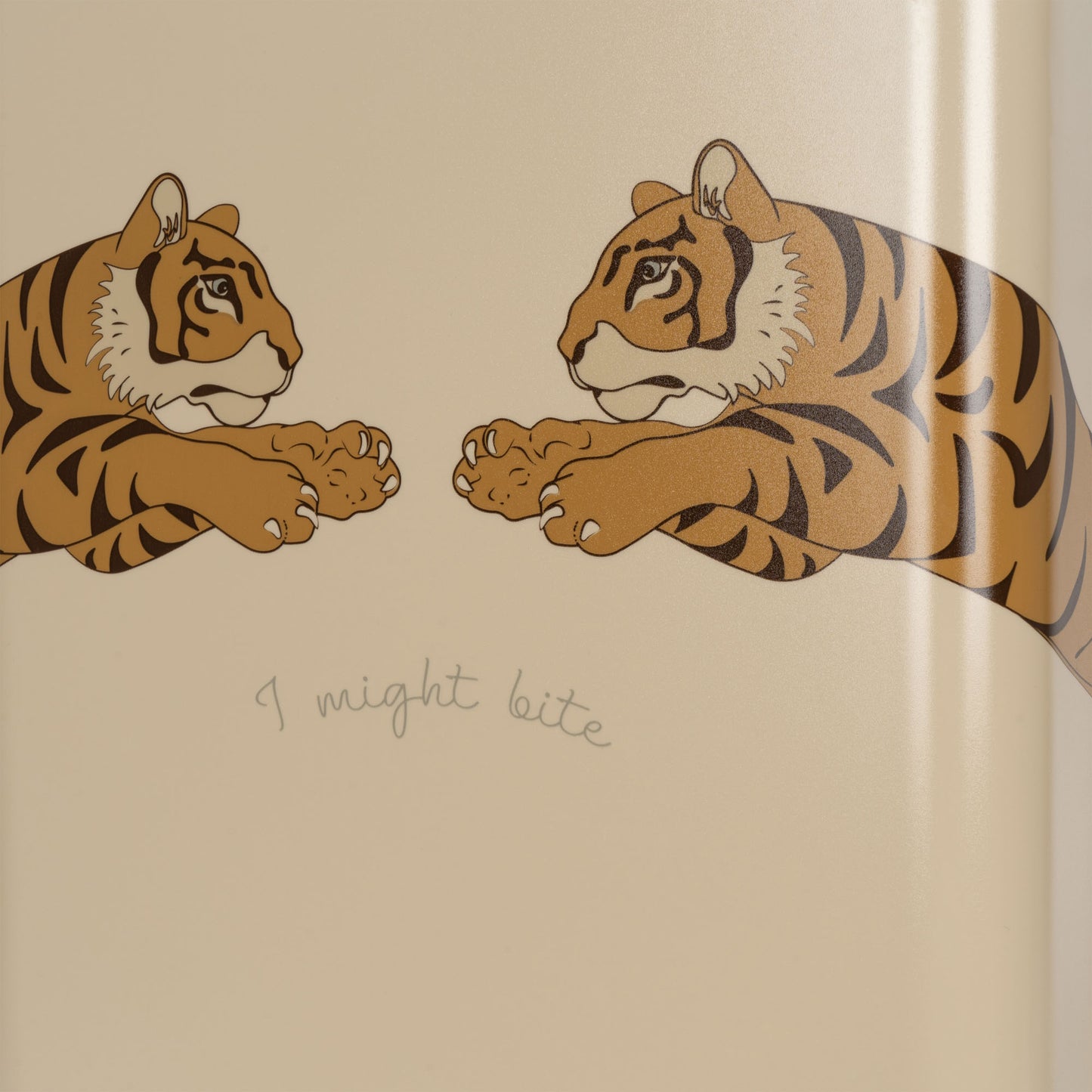 Konges Sløjd travel suitcase, Tiger