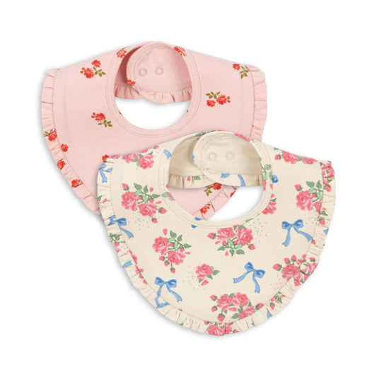 To pak savlesmække med blomsterprint.