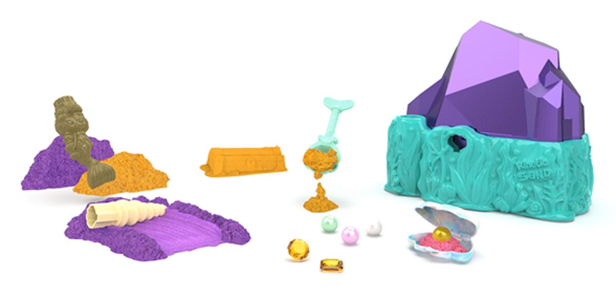 Kinetic Sand Mermaid Crystal Playset