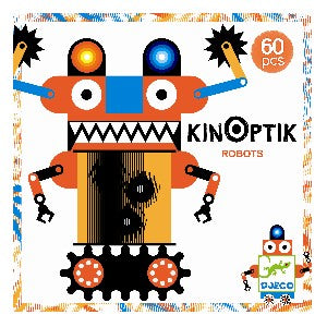 Djeco Kinoptik, Robotter - 58 dele